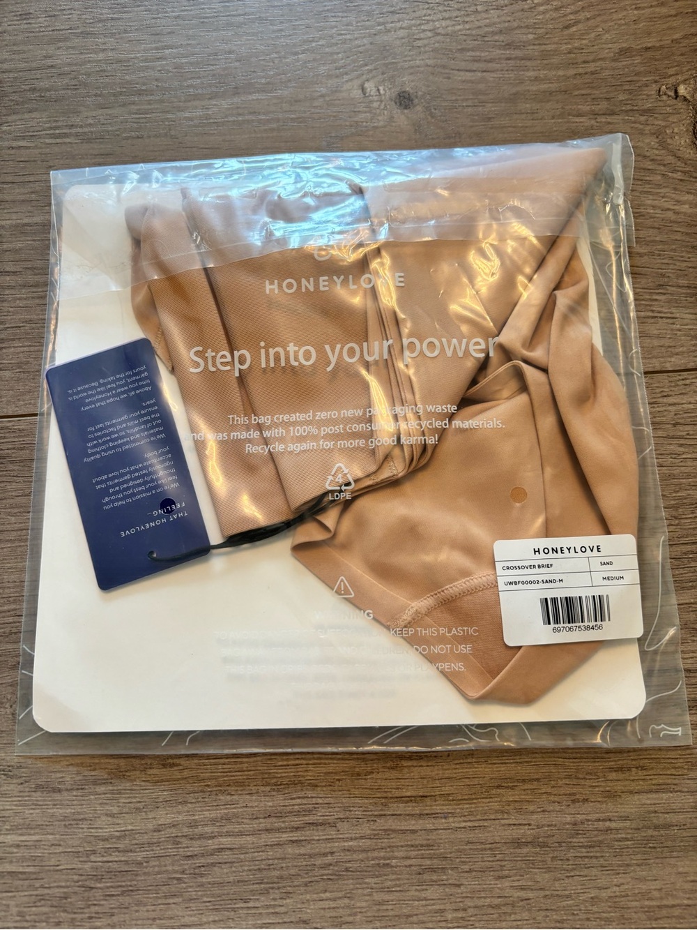 Honeylove Beige Crossover Brief